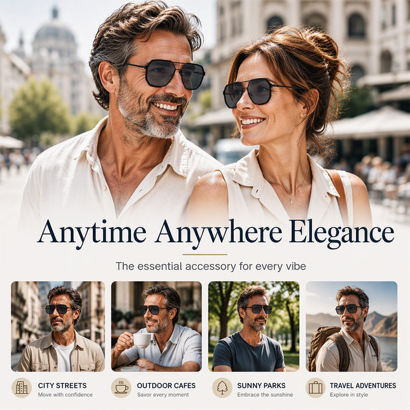 🎉 2026 Sale — Over 36,200 Sold!🕶️ Unisex Oversized Square One‑Piece Sunglasses