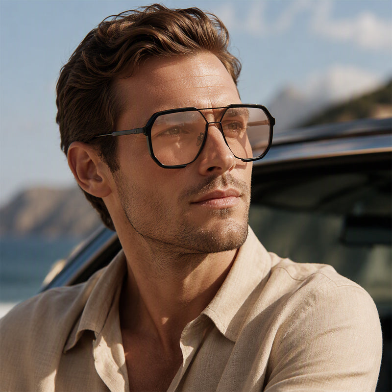 🎉 2026 Sale — Over 36,200 Sold!🕶️ Unisex Oversized Square One‑Piece Sunglasses
