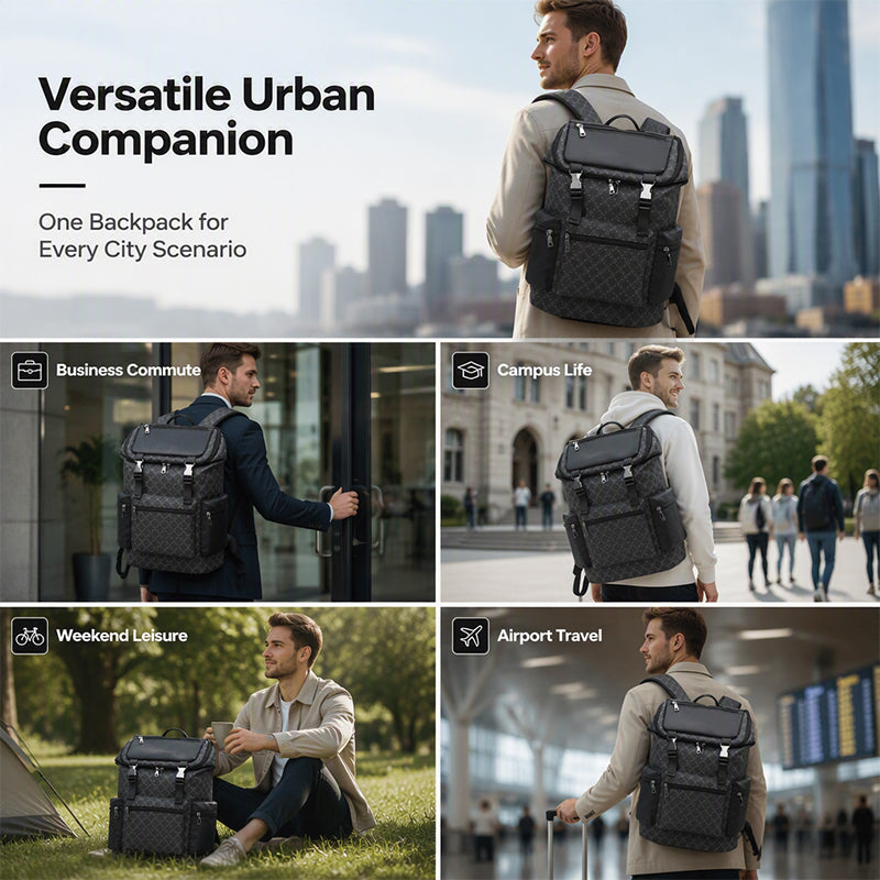 🎉 LIMITED TIME 50% OFF! 🎒 Men's Large Capacity Casual Backpack – Smart Organization, Comfortable Padding & Durable Urban Style ✨