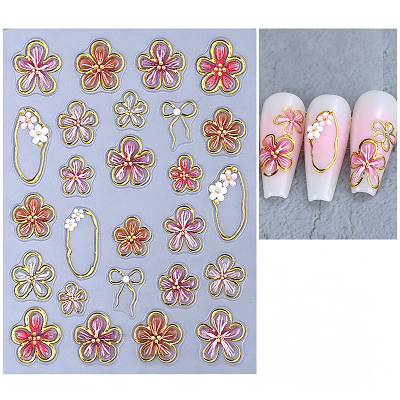 🔥Buy 1 Get 1 Free💅5D Floral Nail Stickers