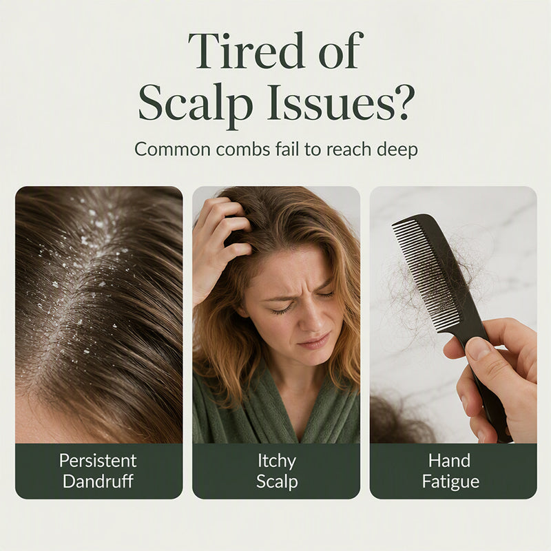 📢📢50% OFF !! ⏰Double-Sided Ultra-Fine Tooth Comb