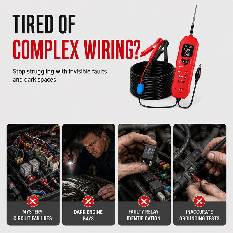 Automotive Circuit Tester with Digital Display