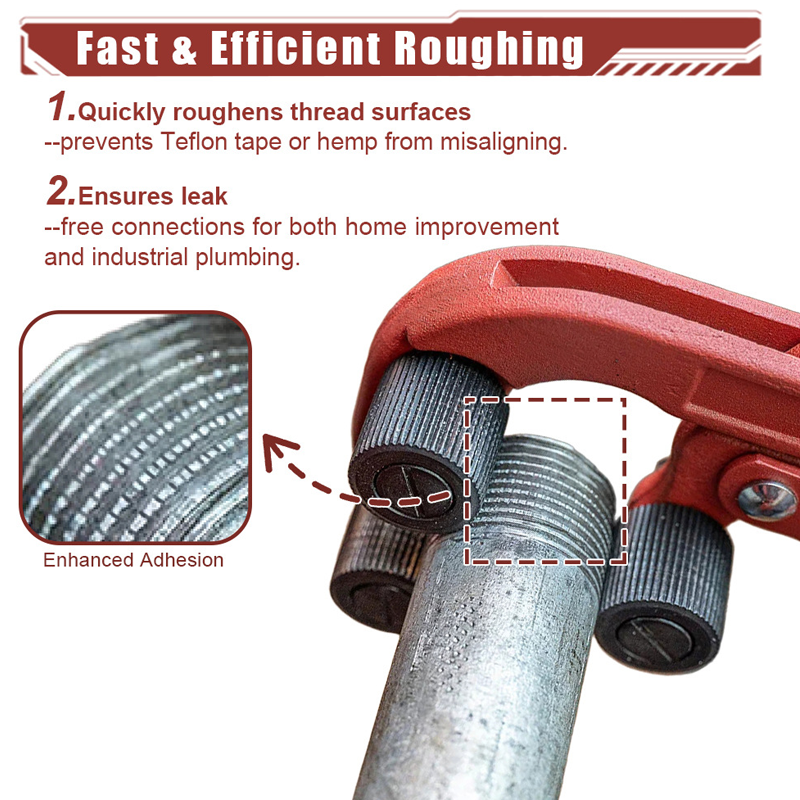 Heavy Duty Thread-Safe Pipe Wrench