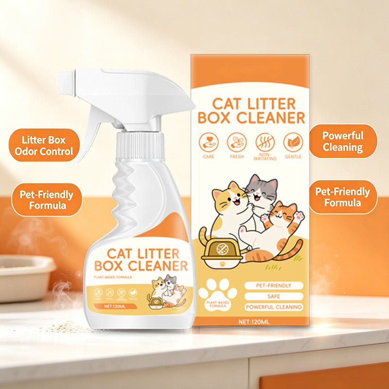 🔥Buy one get one free for the first 50 customers! 🐱🐶Odorless cat litter box cleaning spray