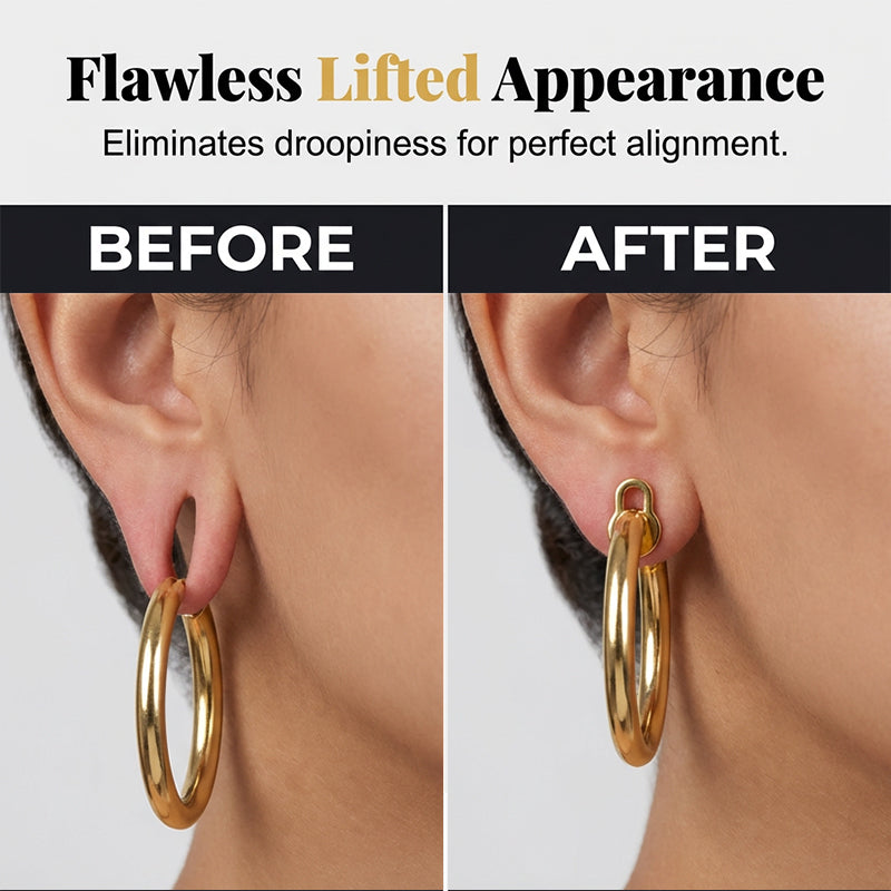 🎉 2026 Sale — Over 19,500 Sold!✨ Supportive Earring Backs For Droopy Earlobes (10pcs) ✨