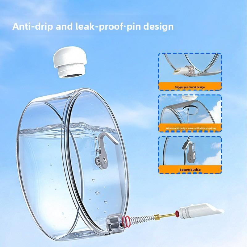 📢50% Off！🐦Clear Hanging Bird Drinker with Copper Pin