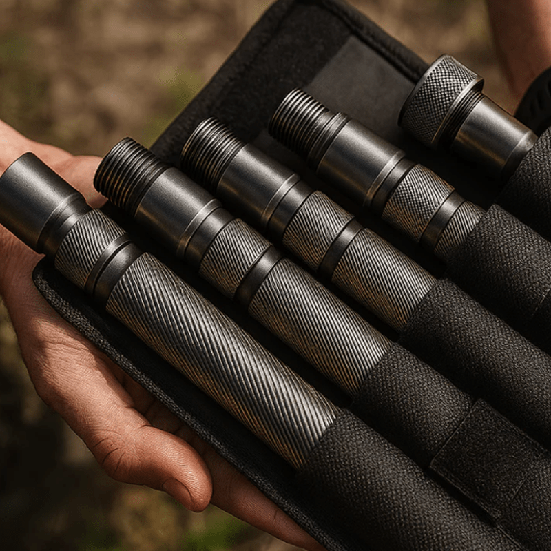 Terozi™ Tactical Trekking Staff — Detachable Survival System
