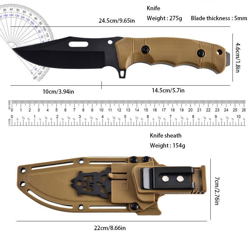 Wildcore Fixed Blade Survival Knife – Outdoor Tactical Tool